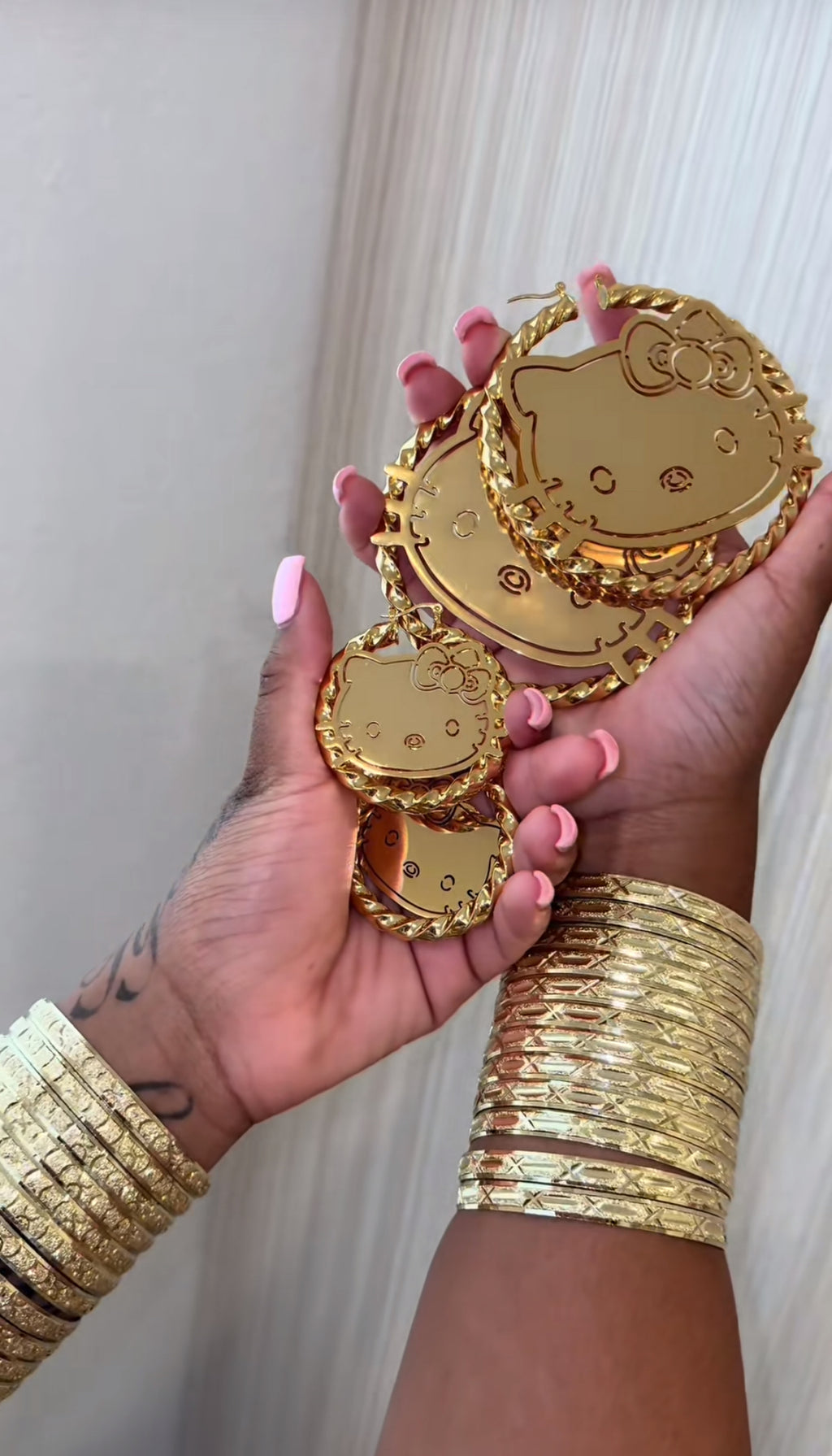 Hello Kitty Hoop Earrings