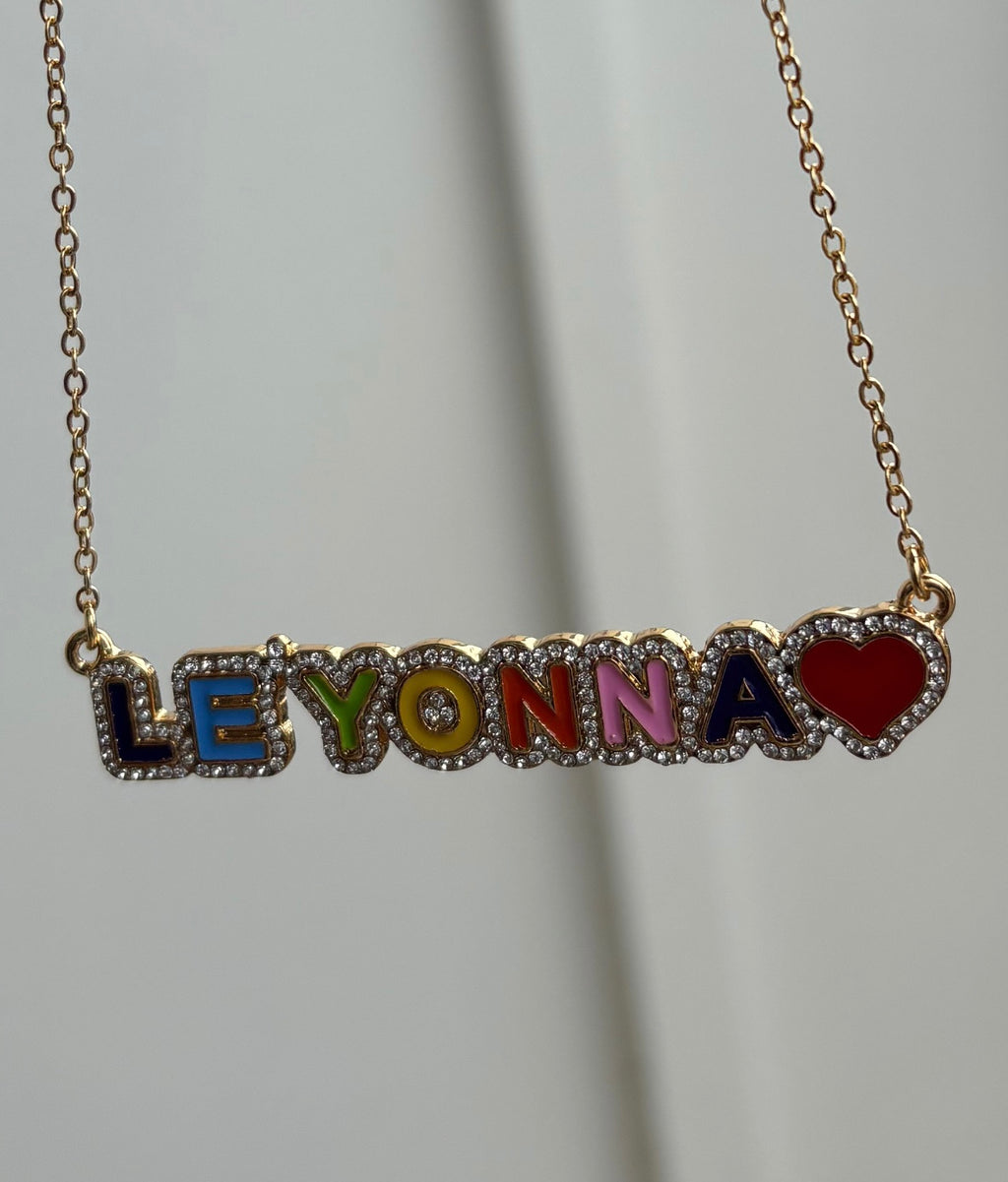Love More Custom Name Necklace