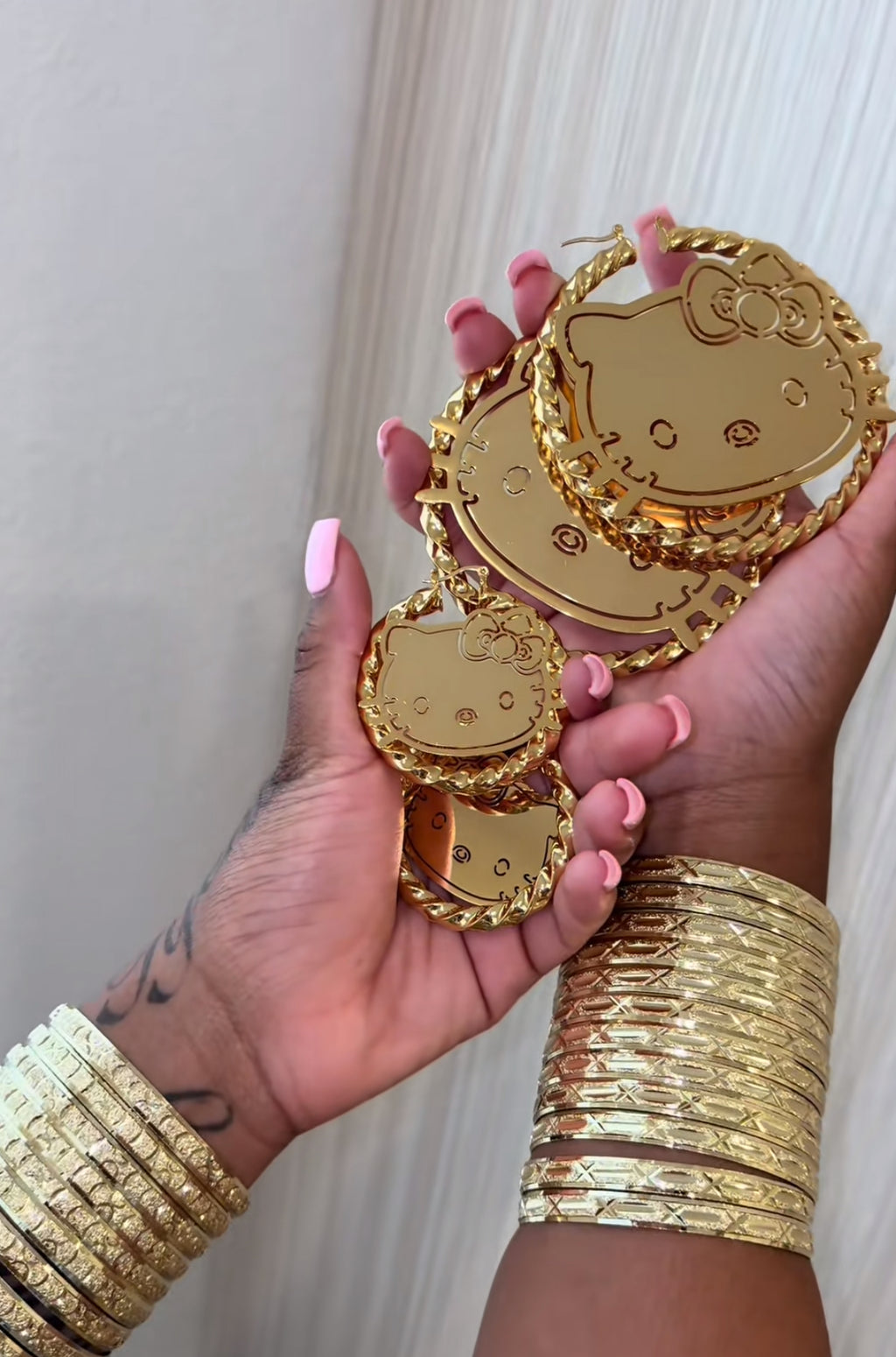 Hello Kitty Hoop Earrings