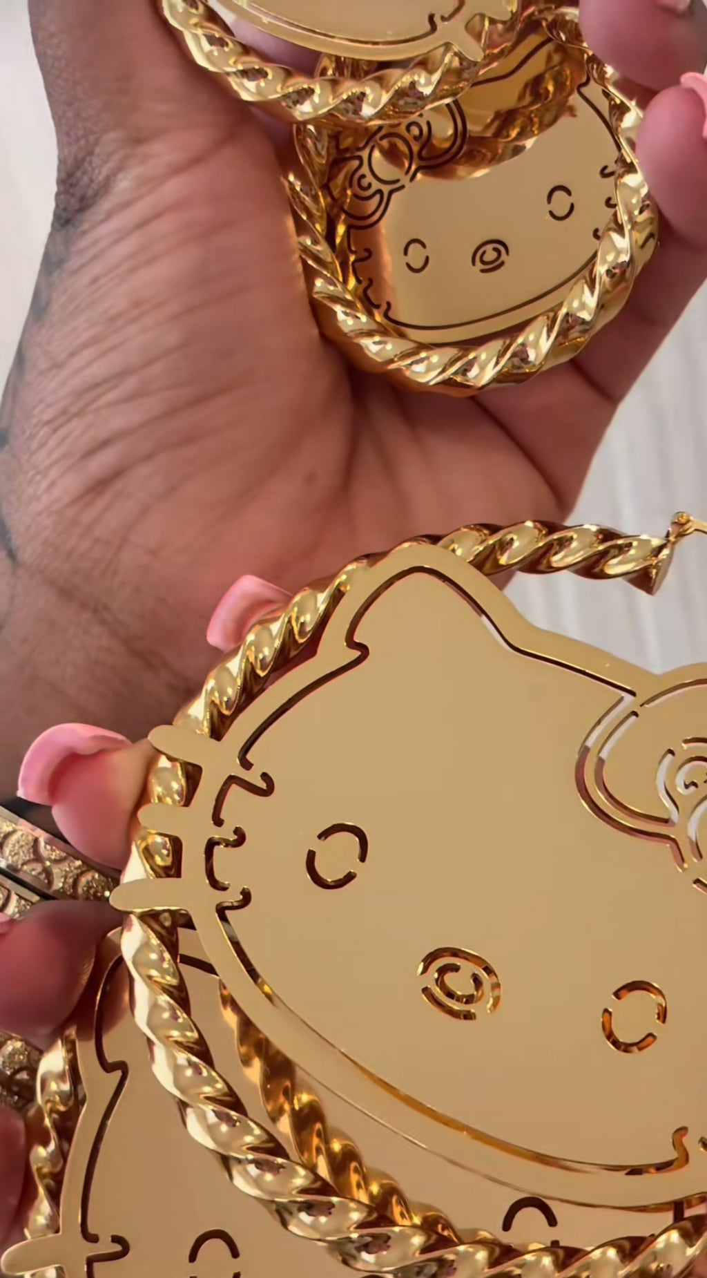 Hello Kitty Hoop Earrings