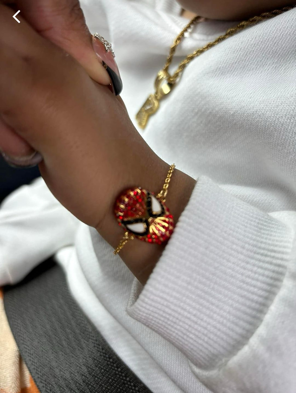 Spider Man Necklace & Bracelet