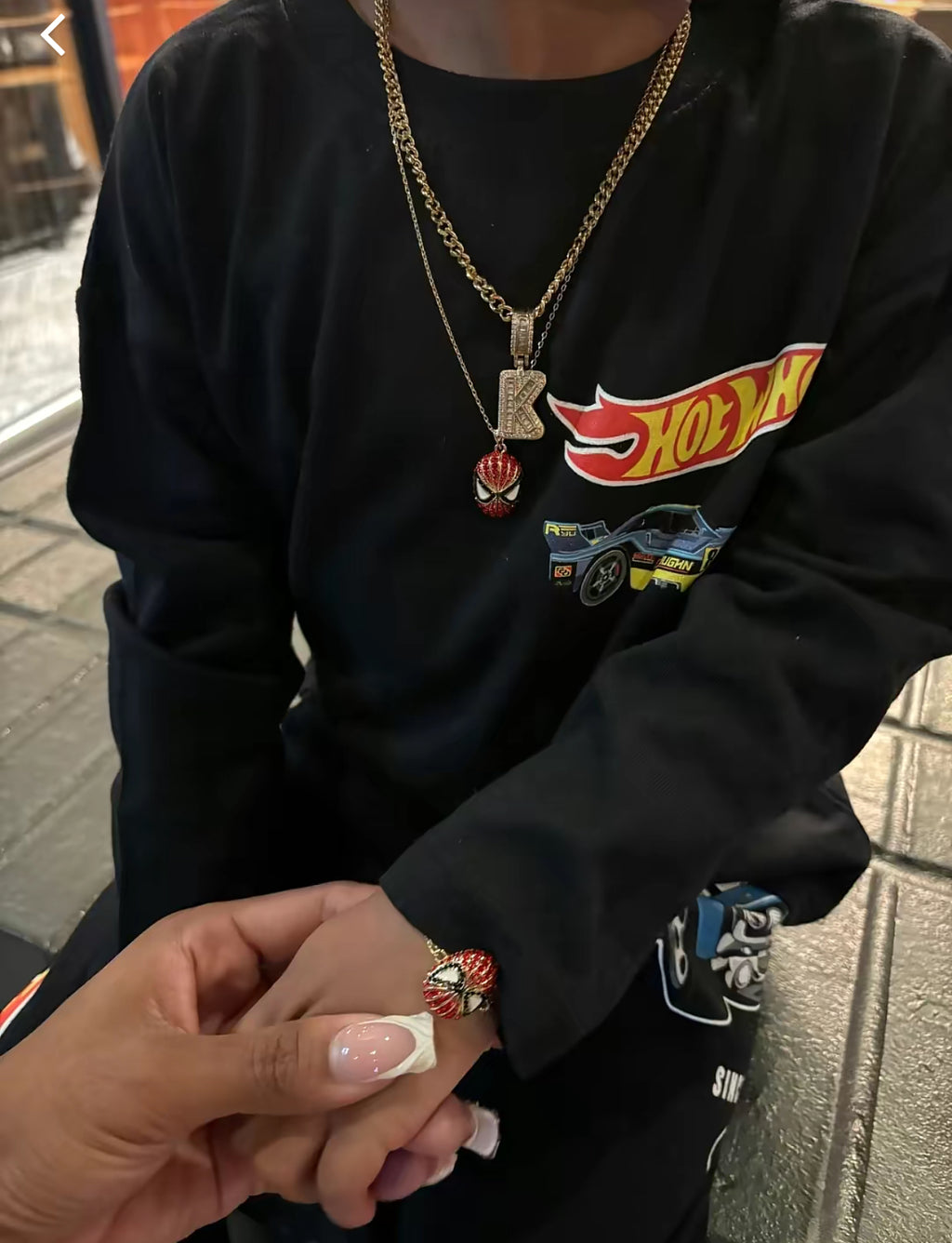 Spider Man Necklace & Bracelet