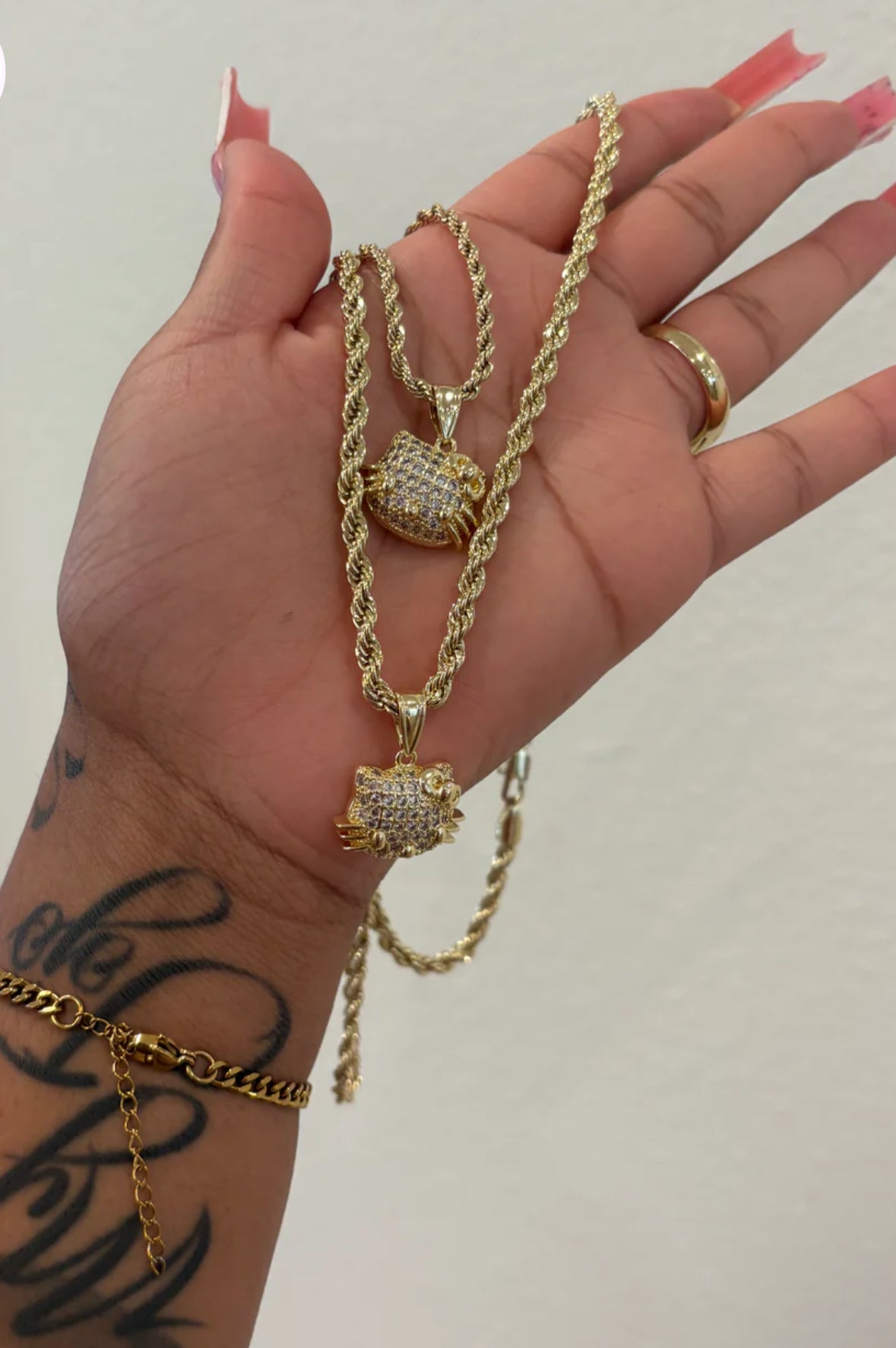 KTTY Face Rope Necklace