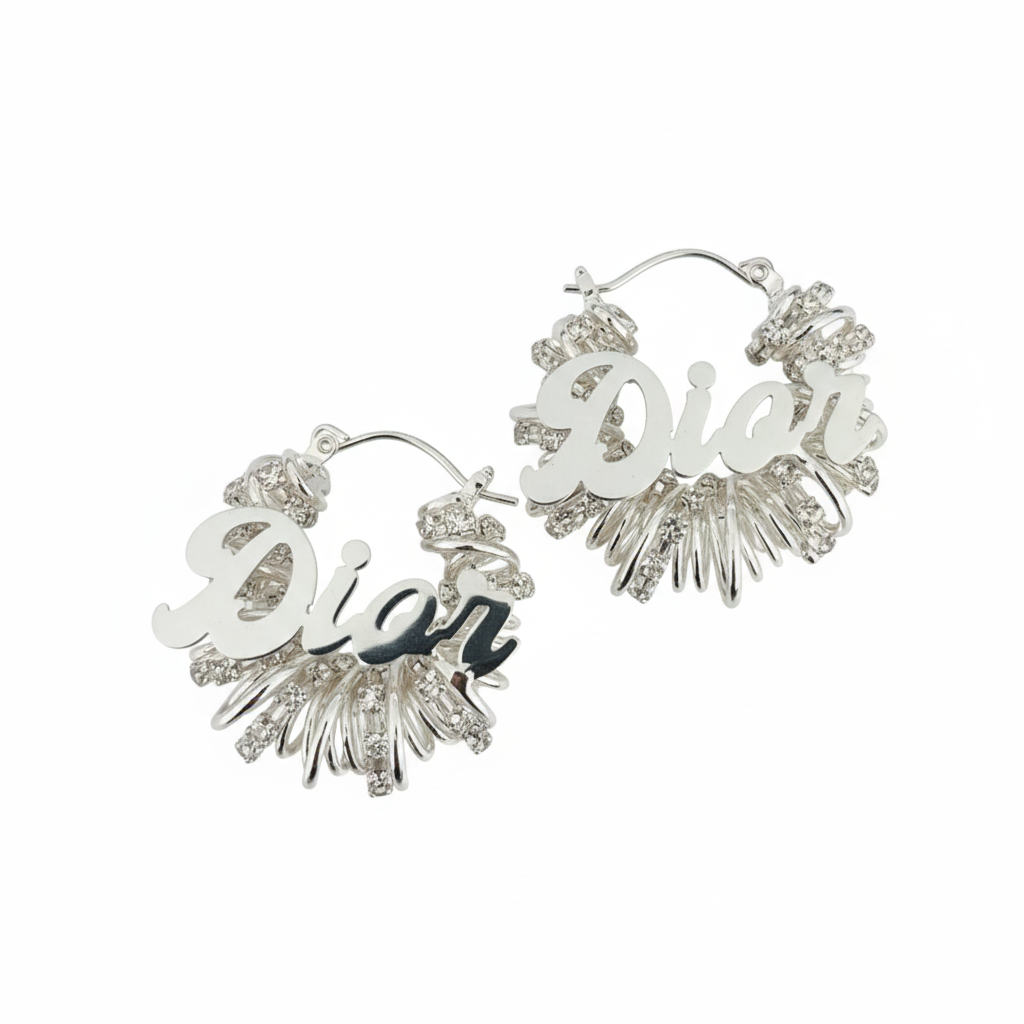 Personalized Name Chucky Hoop Earrings