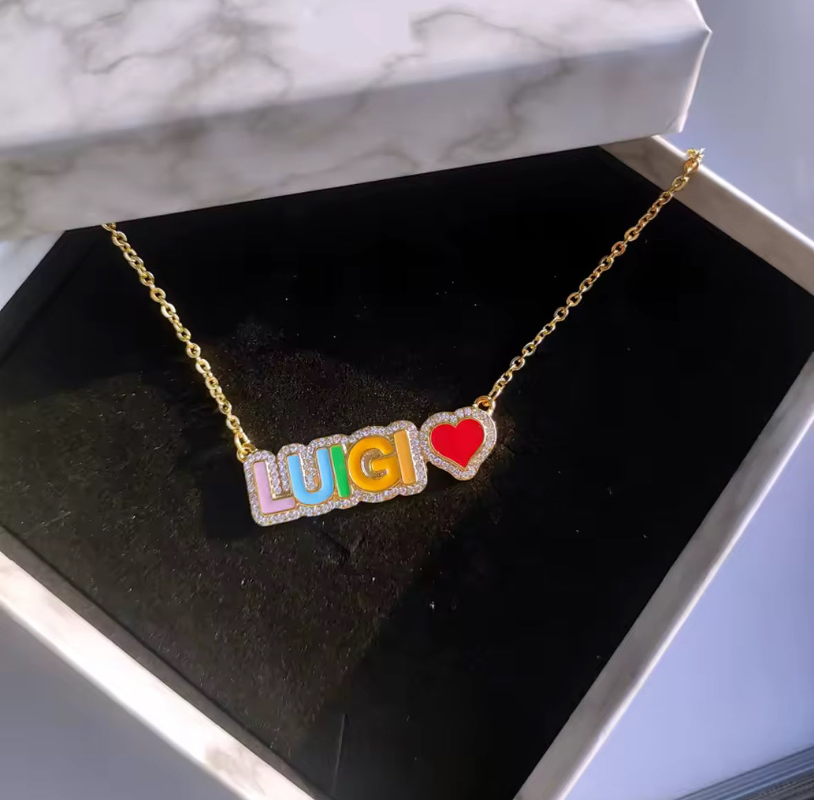 Love More Custom Name Necklace
