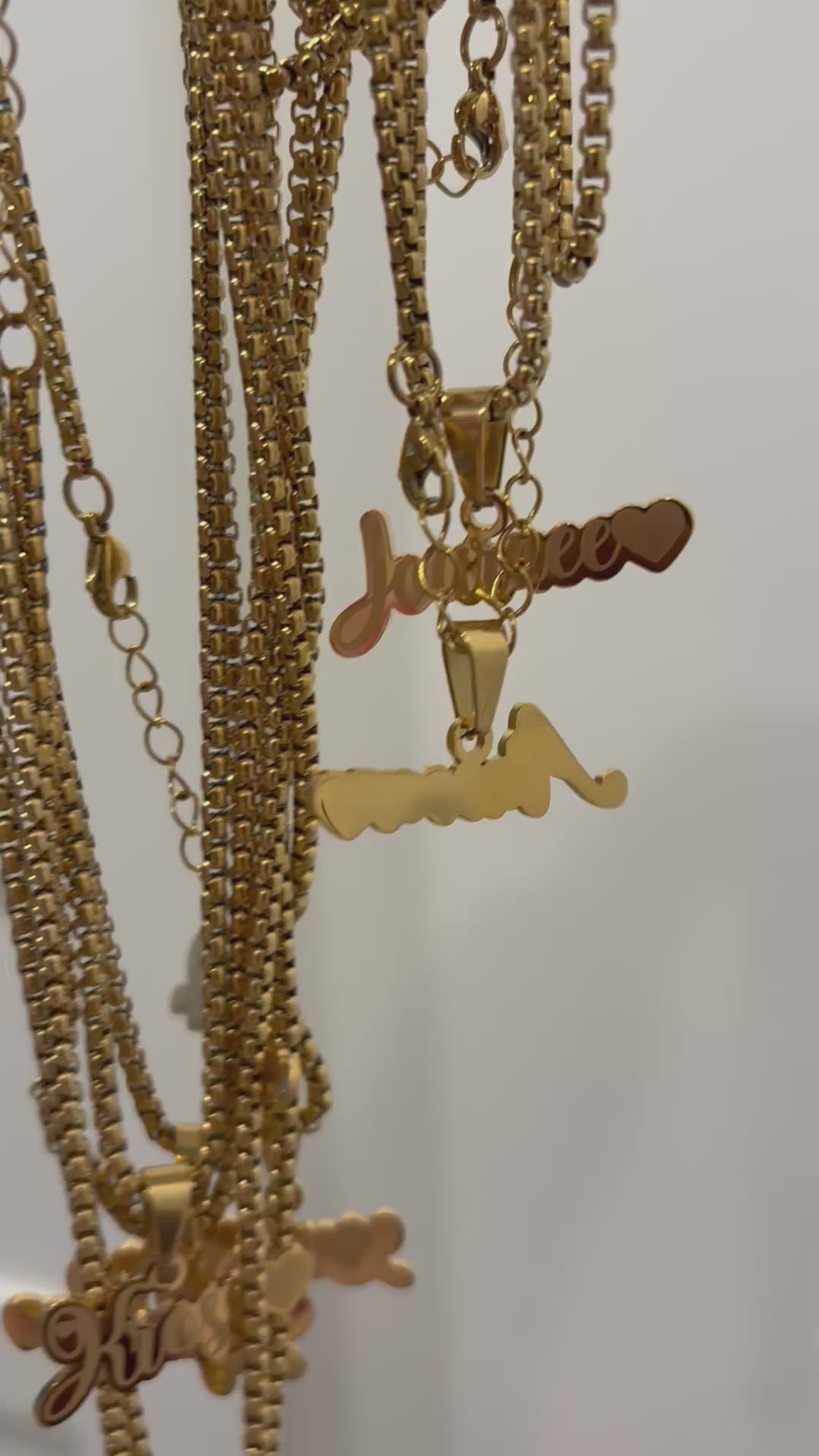 Hearty Custom Name Necklace